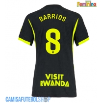 Camisa de time de futebol Atletico Madrid Pablo Barrios #8 Replicas 2º Equipamento Feminina 2026-27 Manga Curta